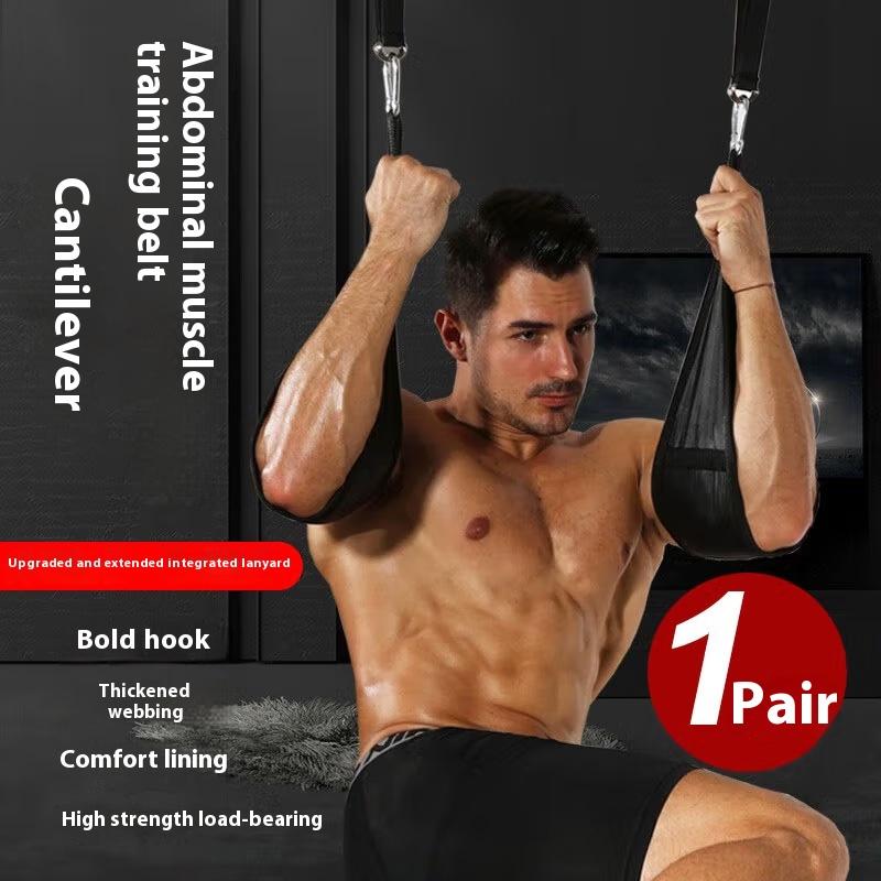 Sports Equipment Companies - 新しい 1 ペア高耐久耐裂性 AB スリングストラップサスペンションフィットネスプルアップバー吊り下げレッグライザージムホームフィットネス機器