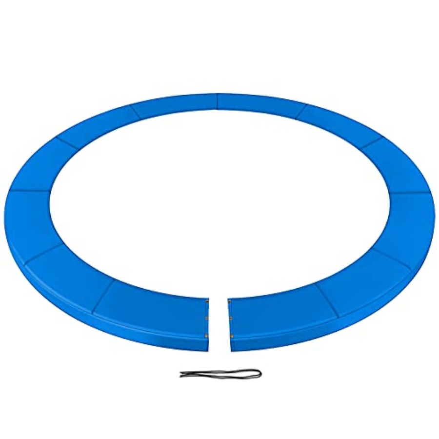 Trampoline Spring Cover - 家庭用トランポリン安全パッド PVC素材 ブラックカバー 5.5～7インチのスプリング用 ポール穴なし 耐久性があり耐候性があります