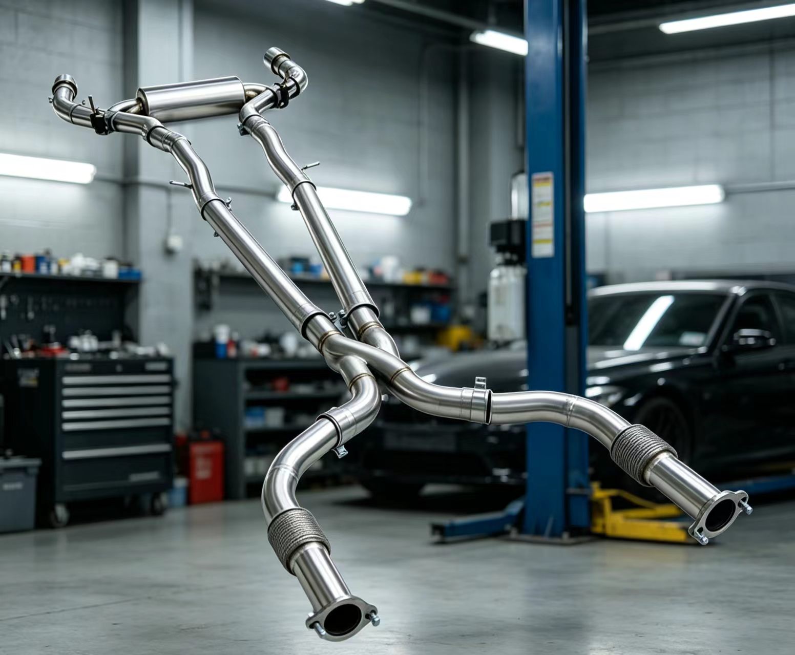 Sports Equipment A To Z - インフィニティM37/M25/M35/M35HL/M37/M56(2.5/3.5/3.7/5.6)用Zパイプエキゾーストバルブ、Z字型チューブスポーツエキゾースト、Zパイプ装備
