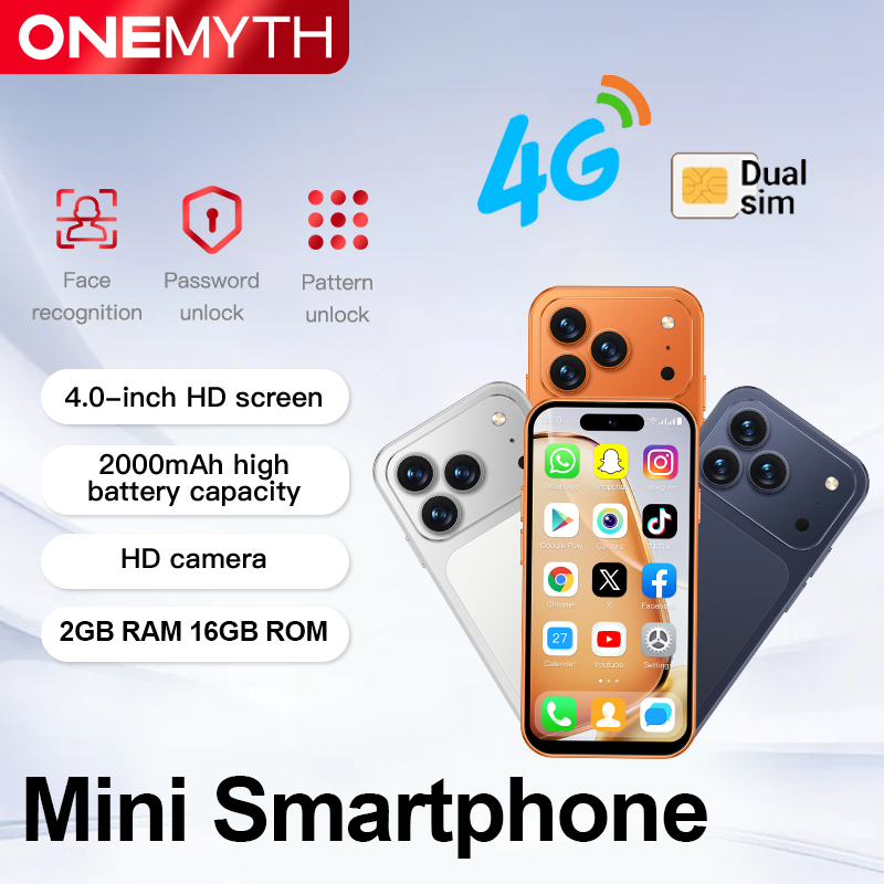 Sports Equipment In French - ONEMYTH A18 Pro MINI 4G小型スマートフォン、Androidシステム搭載、Playストア、WhatsApp、GPS、WiFi、デュアルSIMカード対応