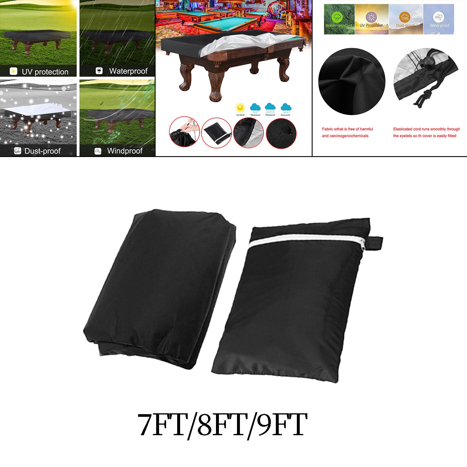 Sports Equipment In French - ビリヤードプールテーブルカバー耐久性のある防水生地スヌーカーフェルトプロテクターファミリールームパーティースポーツ用品用