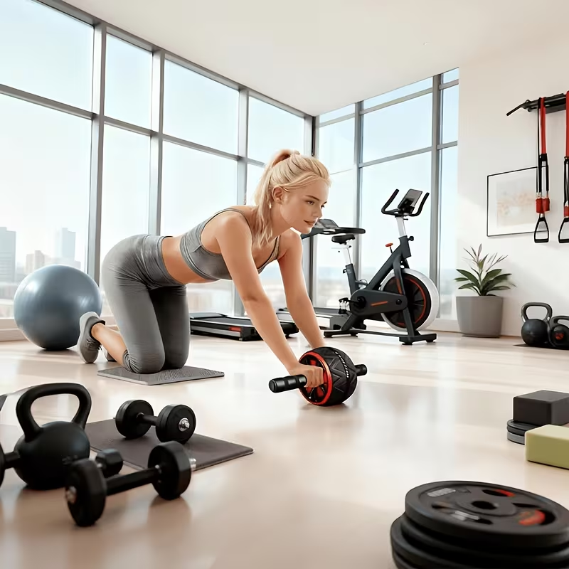 アブローラーホイールと膝マット、腹部と体幹の筋力トレーニング - Sports Equipment Near Me のレビューと価格