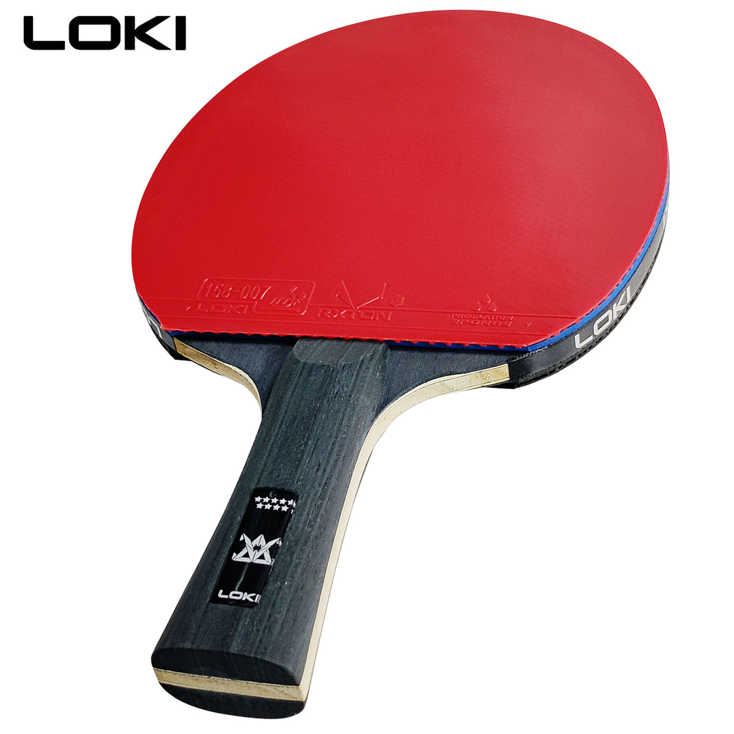 LOKI 9 スター卓球ラケットプロフェッショナル 5+2  - Badminton Racket Carbon のレビューと価格