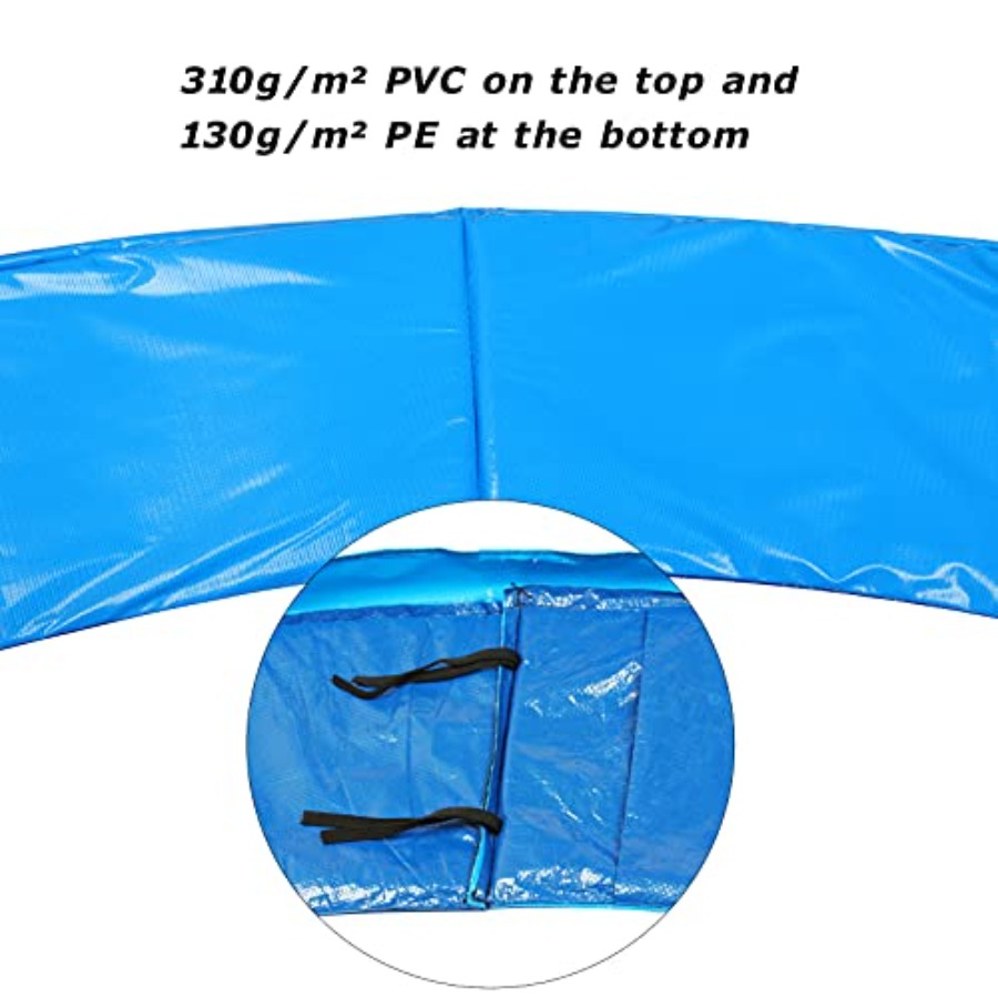 家庭用トランポリン安全パッド PVC素材 ブラックカバー 5 - Trampoline Spring Cover のレビューと価格