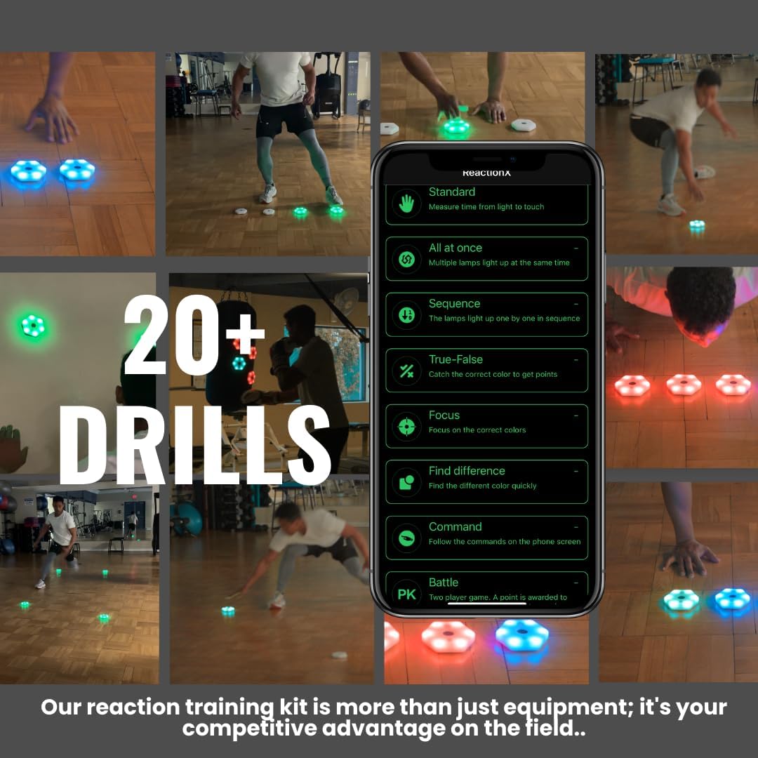 反応トレーニングランプ スピードアジリティ反応器具 バスケッ - Sports Equipment App のレビューと価格