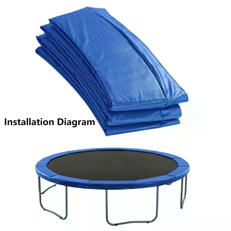 8フィートトランポリン保護パッドユニバーサル交換用トランポリ - Trampoline Spring Cover のレビューと価格