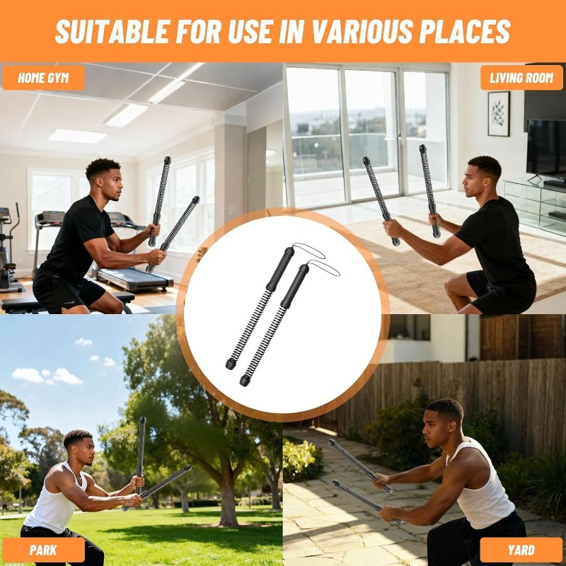 ワイヤレススイングコンバットロープ、2個セット – 腕力強化 - Sports Equipment Near Me のレビューと価格