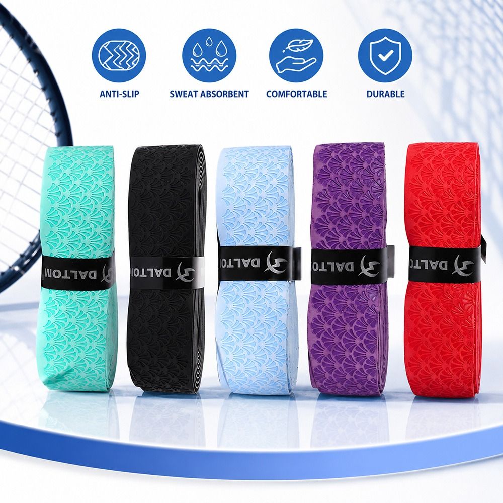 2M バドミントンハンドルラップテープ エンボス加工PUテニ - Badminton Racket Carbon のレビューと価格