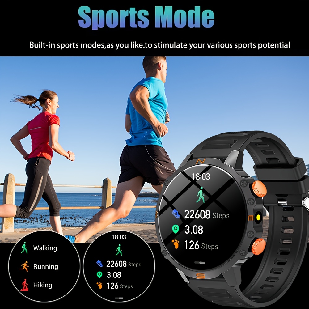 メンズスマートウォッチ、iPhoneとAndroidシステム - Sports Equipment In French のレビューと価格