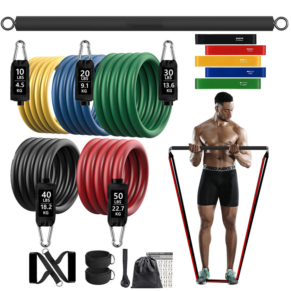 150ポンド フィットネス戦利品抵抗弾性バンドワークアウト  - Sports Equipment Companies のレビューと価格